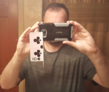 vision center mirror test with card